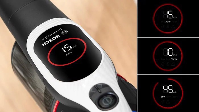 Bosch BCS931WBA Aspirapolvere ricaricabile, Unlimited 9, Bianco