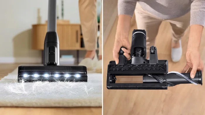 Bosch BCS931WBA Aspirapolvere ricaricabile, Unlimited 9, Bianco