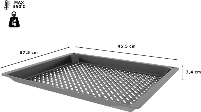 Bosch HEZ629070 accessorio e componente per forno Nero Acciaio Piastra