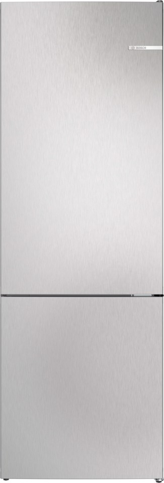 Bosch KGN492LCF Serie 4 Frigorifero Combinato da libera installazione 203 x 70 cm Metal look Classe C