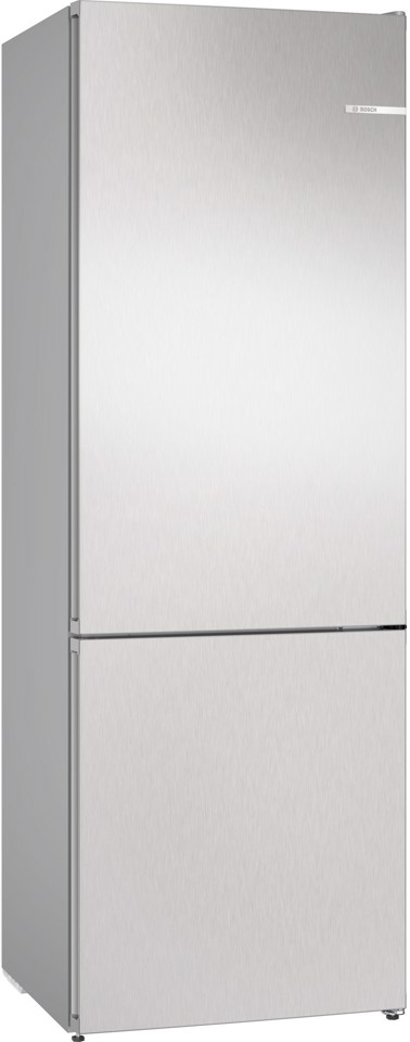 Bosch KGN492LCF Serie 4 Frigorifero Combinato da libera installazione 203 x 70 cm Metal look Classe C