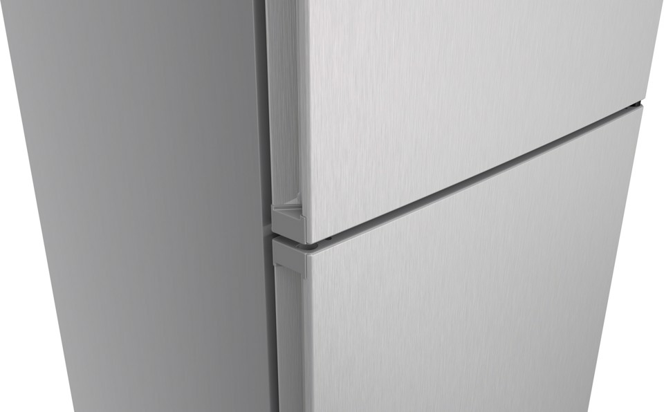 Bosch KGN492LCF Serie 4 Frigorifero Combinato da libera installazione 203 x 70 cm Metal look Classe C