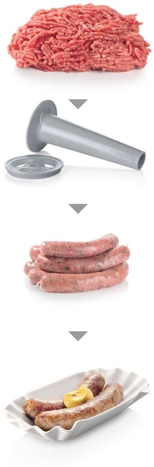 Bosch MFW68660 Tritacarne ProPower 2200 W Nero, Inox spazzolato