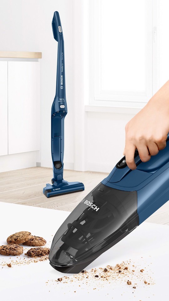 Bosch Serie 2 BBHF216 aspirapolvere senza filo Blu Senza sacchetto