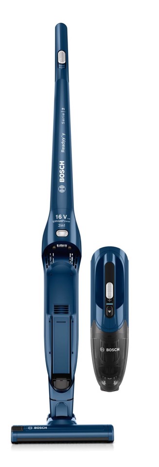 Bosch Serie 2 BBHF216 aspirapolvere senza filo Blu Senza sacchetto