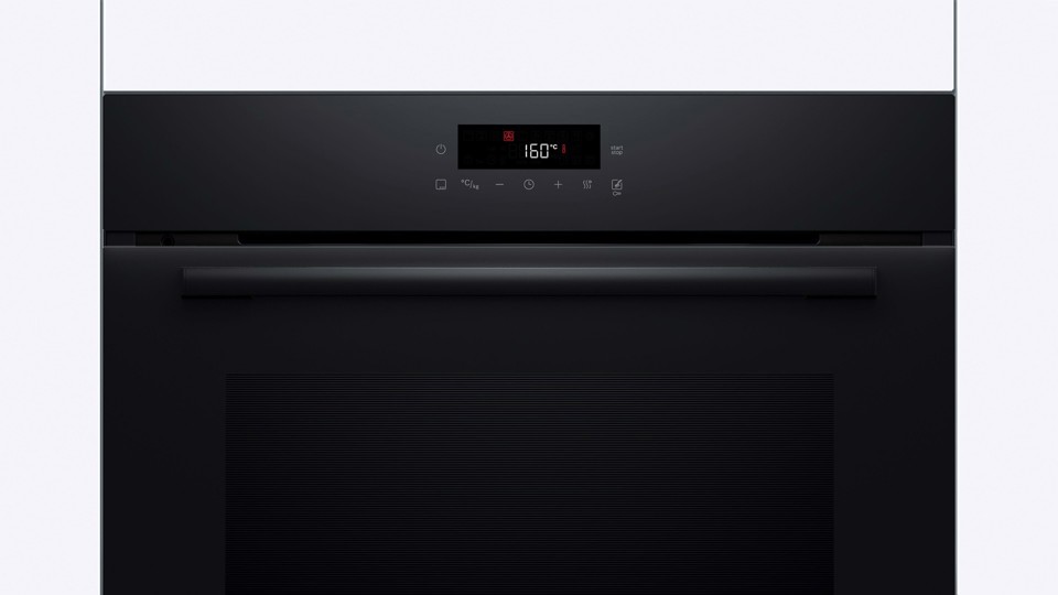 Bosch Serie 2 , Forno da incasso, 60 x 60 cm, Nero HBA571BB4