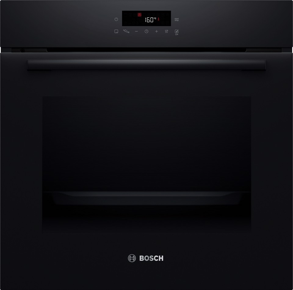 Bosch Serie 2 , Forno da incasso, 60 x 60 cm, Nero HBA571BB4