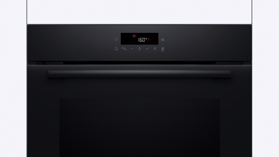 Bosch Serie 2 , Forno da incasso, 60 x 60 cm, Nero HBA571BB4