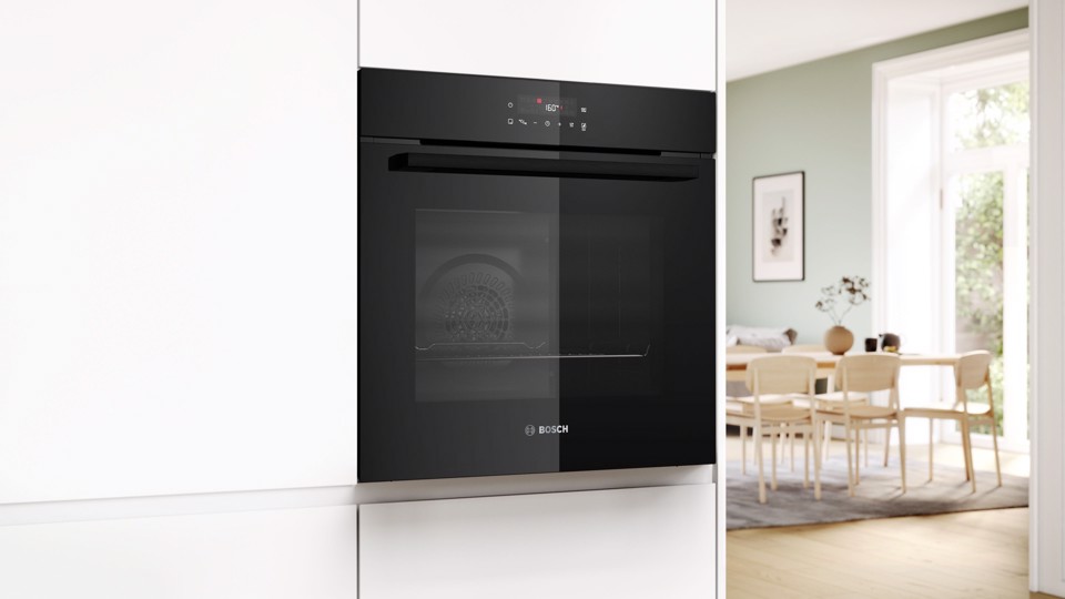 Bosch Serie 2 , Forno da incasso, 60 x 60 cm, Nero HBA571BB4