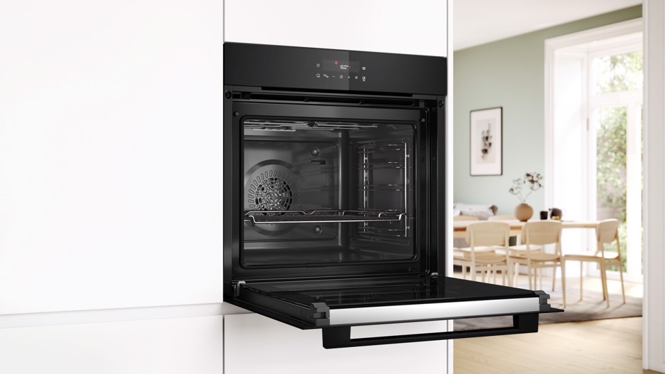 Bosch Serie 2 , Forno da incasso, 60 x 60 cm, Nero HBA571BB4
