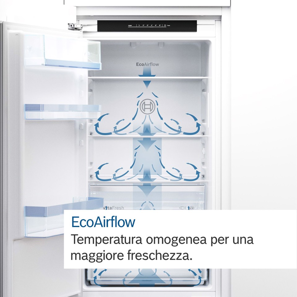 Bosch Serie 2 KIN965SE0 frigorifero con congelatore Da incasso 290 L E Bianco