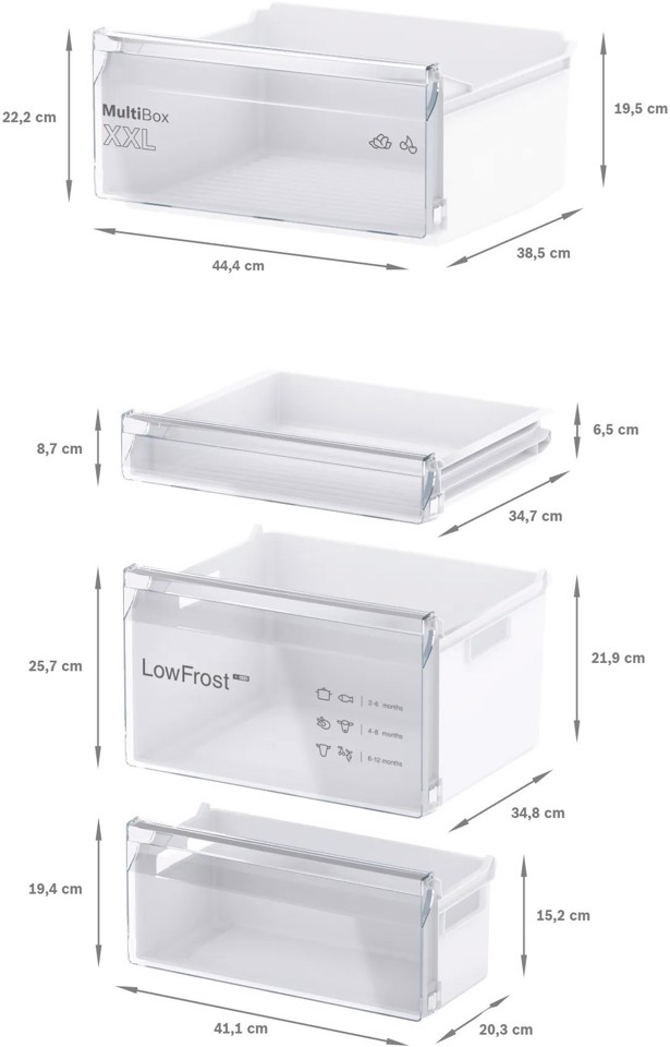 Bosch Serie 2 KIV865SE0 Frigorifero Combinato da incasso 177,2 x 54,1 cm Classe E