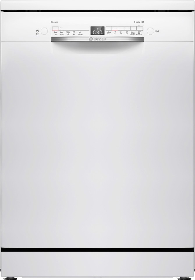 Bosch Serie 2 SMS2HTW02E Lavastoviglie da libera installazione 13 coperti Bianco Classe D
