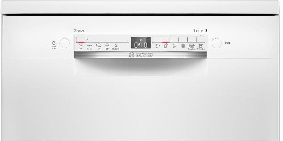 Bosch Serie 2 SMS2HTW02E Lavastoviglie da libera installazione 13 coperti Bianco Classe D