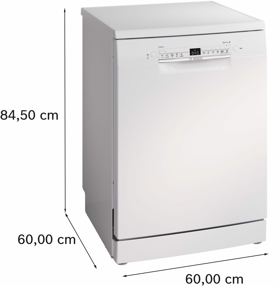 Bosch Serie 2 SMS2HTW02E Lavastoviglie da libera installazione 13 coperti Bianco Classe D