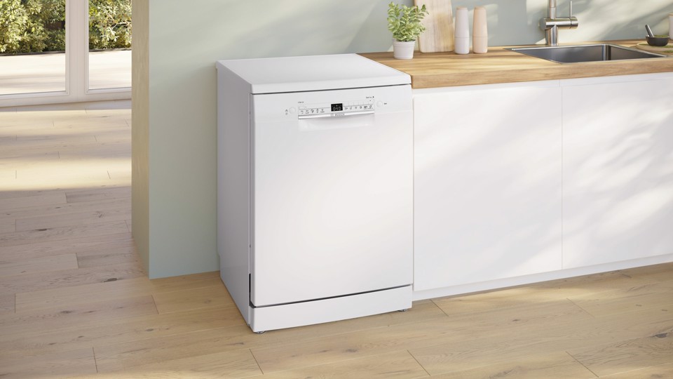 Bosch Serie 2 SMS2HTW02E Lavastoviglie da libera installazione 13 coperti Bianco Classe D