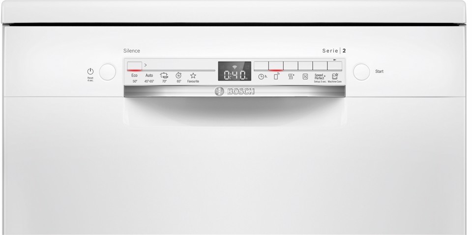 Bosch Serie 2 SMS2HTW02E Lavastoviglie da libera installazione 13 coperti Bianco Classe D