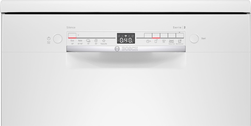 Bosch Serie 2 SMS2ITW33E Lavastoviglie da libera installazione 60 cm Bianco Classe E