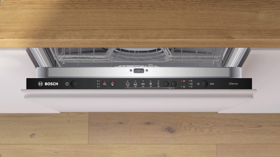 Bosch Serie 2 SMV25EX02E Lavastoviglie da incasso a scomparsa totale 13 coperti Classe E