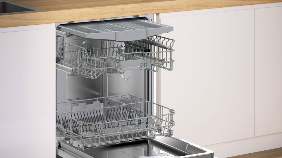 Bosch Serie 2 SMV25EX02E Lavastoviglie da incasso a scomparsa totale 13 coperti Classe E