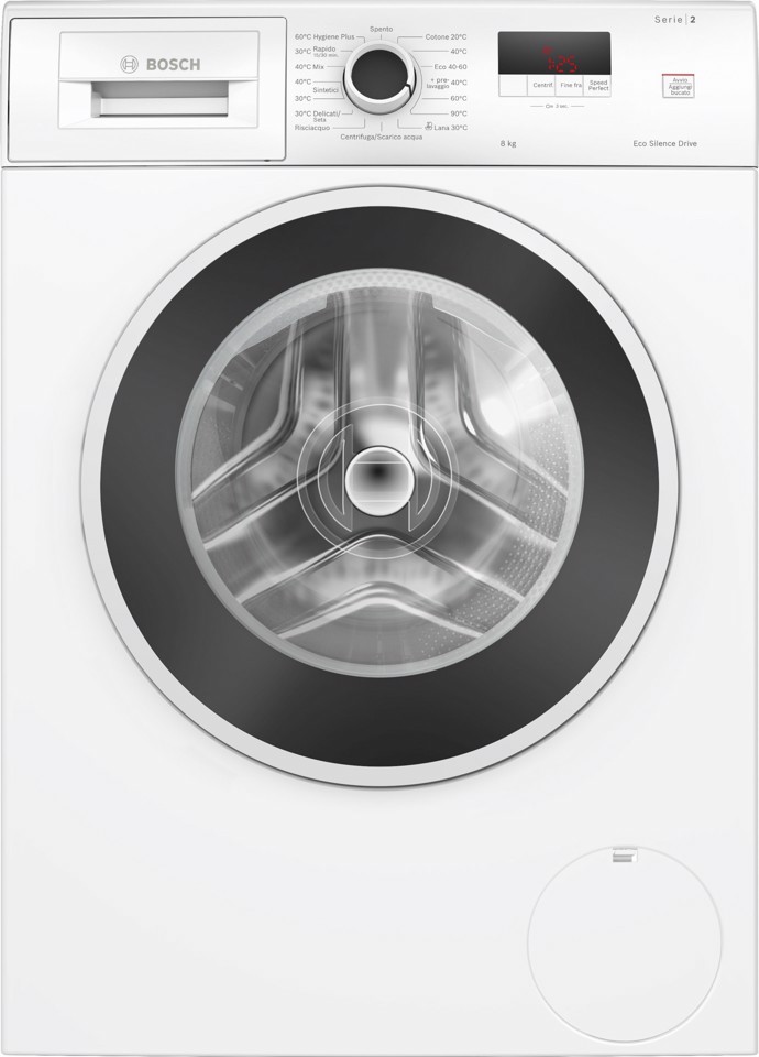 Bosch Serie 2 WGE03200IT Lavatrice a carica frontale 8kg 1200g/min Bianco Classe A