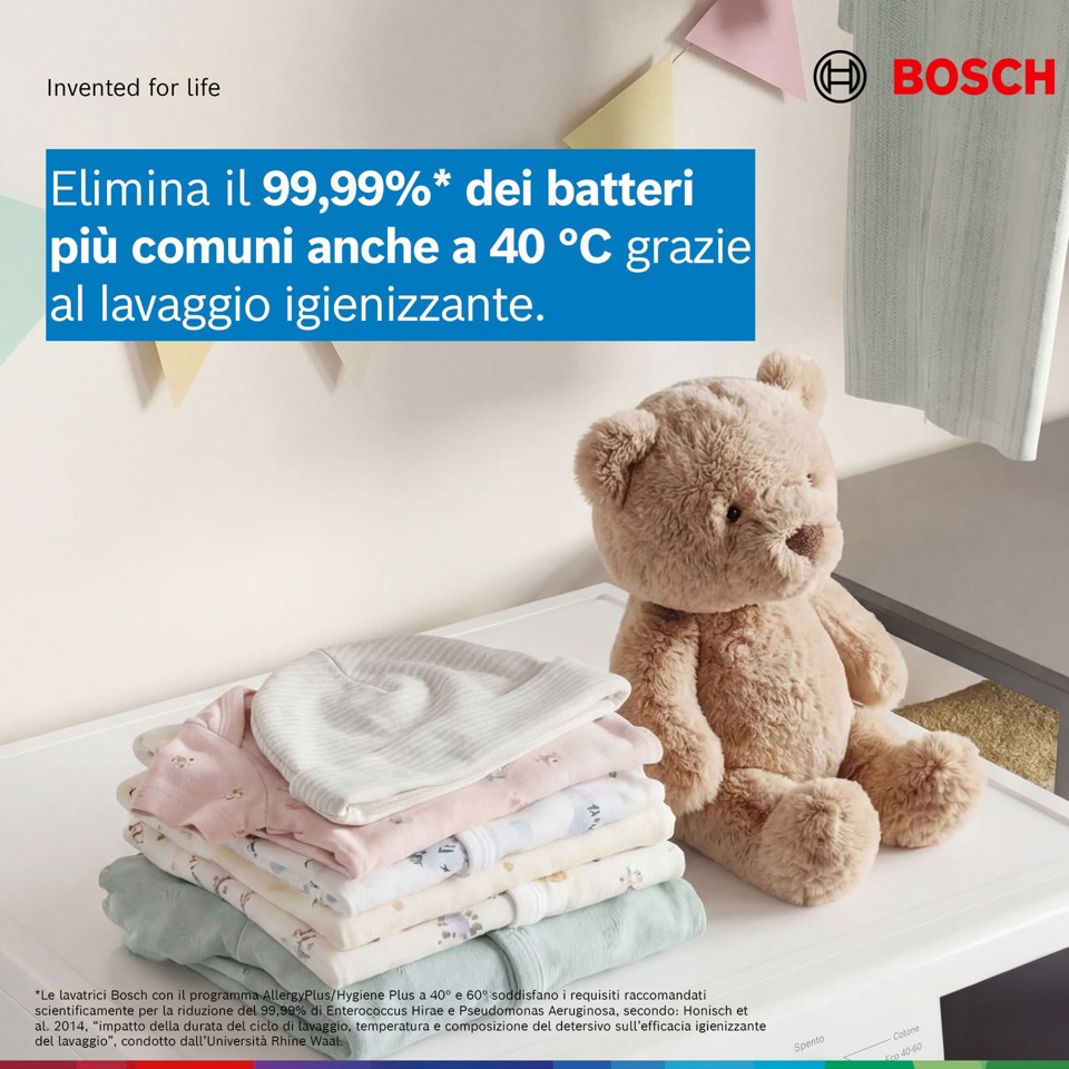 Bosch Serie 2 WGE03200IT Lavatrice a carica frontale 8kg 1200g/min Bianco Classe A