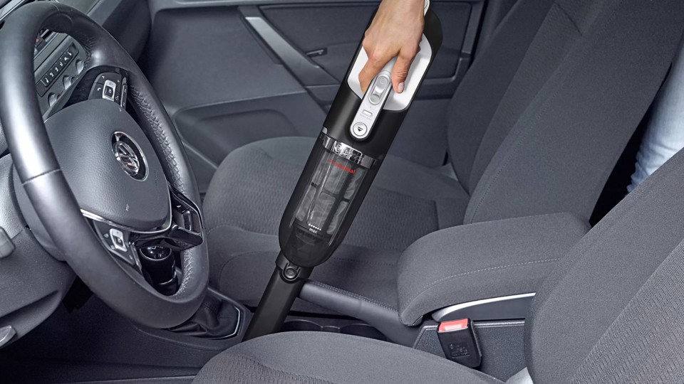 Bosch Serie 4 BBH3ZOO28 scopa elettrica Aspirapolvere a bastone Batteria Secco Senza sacchetto 0,4 L Nero, Rosso 2,15 Ah