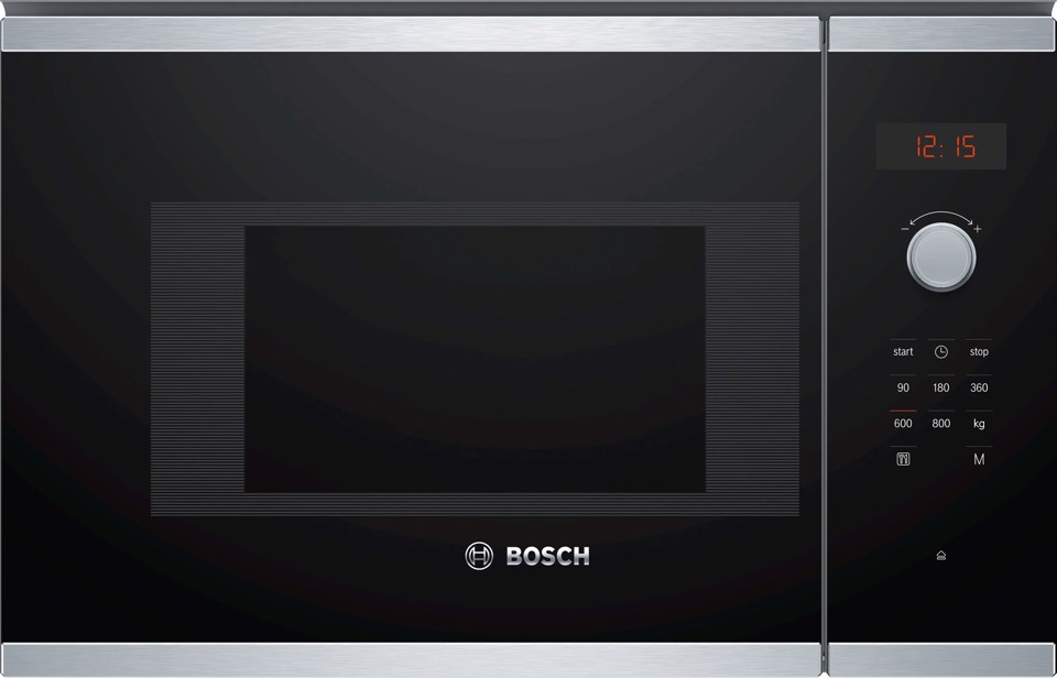 Bosch Serie 4 BFL523MS1F forno a microonde Acciaio inox Solo microonde Da incasso 20 L 800 W