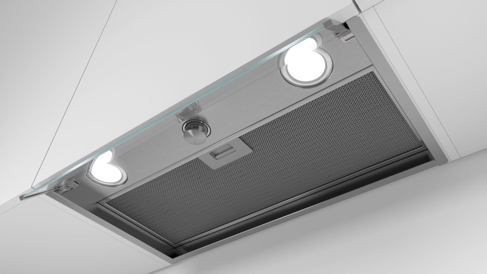 Bosch Serie 4 DBB66AF50 cappa aspirante Integrato Acciaio inox 620 m³/h