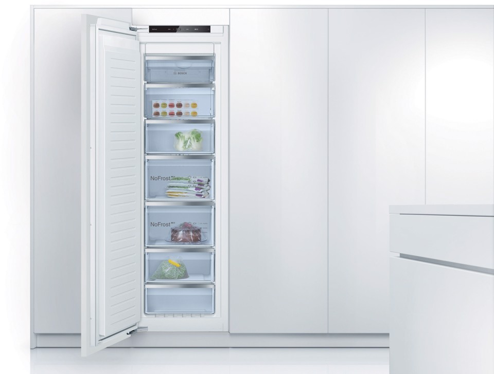 Bosch Serie 4 GIN81VEE0 Congelatore Verticale da incasso 177,2 x 55,8 cm Classe E