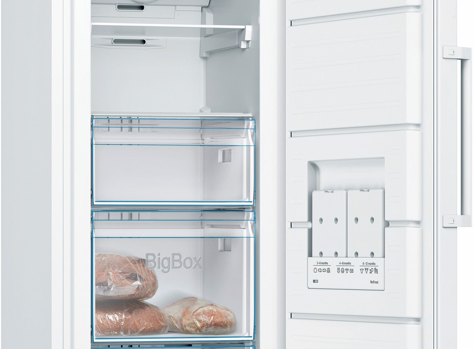 Bosch Serie 4 GSN29VWEP Serie 6 Congelatore Verticale da libera installazione 161 x 60 cm Bianco Classe E