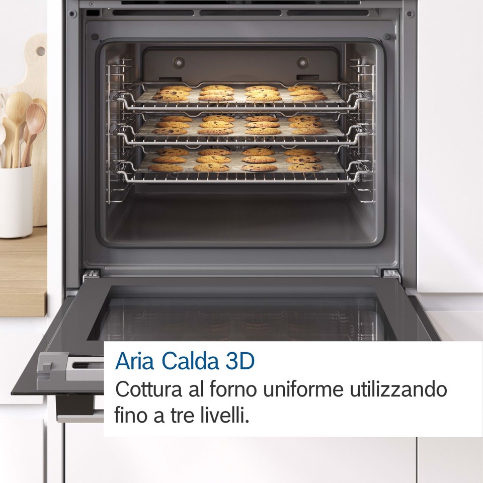 Bosch Serie 4 HBA3140S0 forno 71 L 3400 W A Acciaio inossidabile