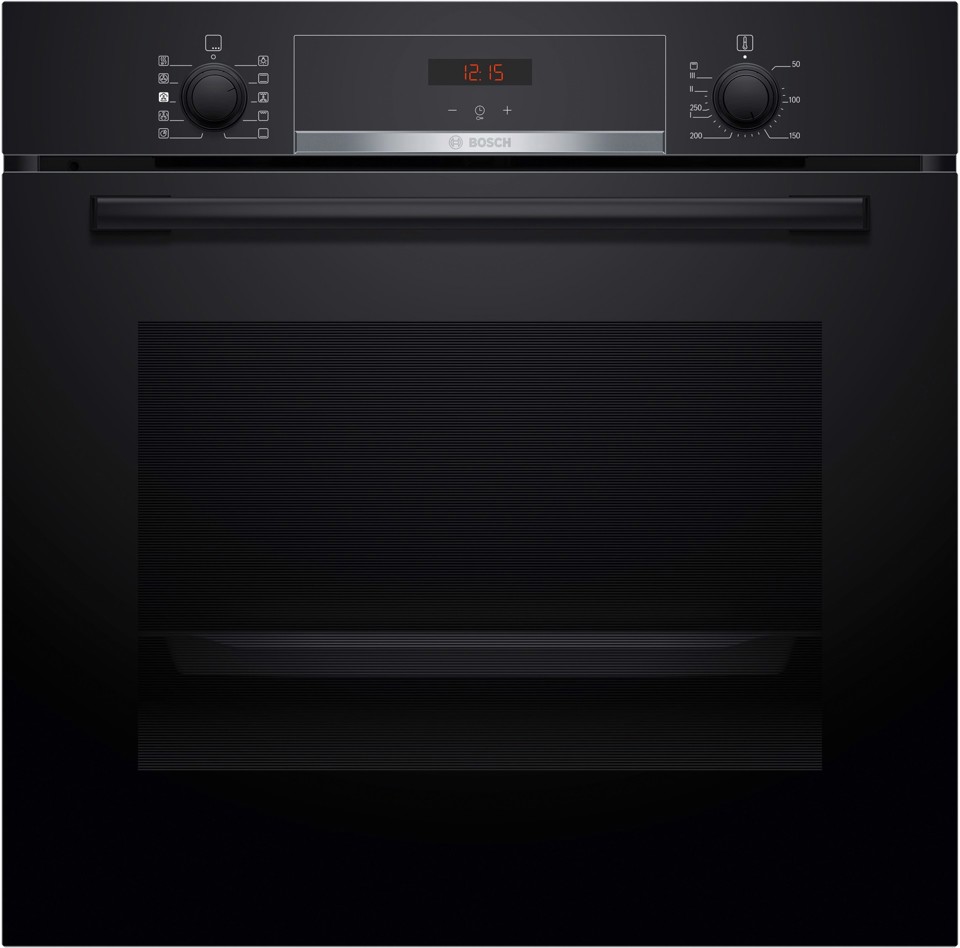 Bosch Serie 4 HQA534BB3 Forno con vapore Nero Classe A+