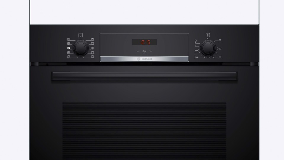 Bosch Serie 4 HQA534BB3 Forno con vapore Nero Classe A+
