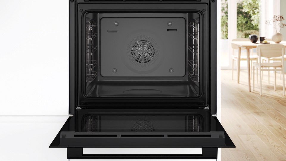 Bosch Serie 4 HQA534BB3 Forno con vapore Nero Classe A+