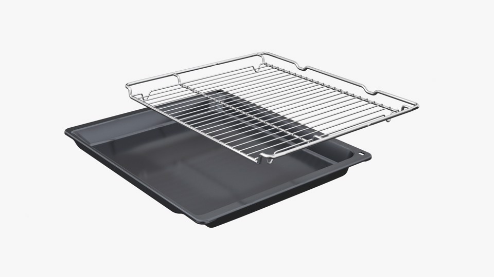 Bosch Serie 4 HQA534BB3 Forno con vapore Nero Classe A+