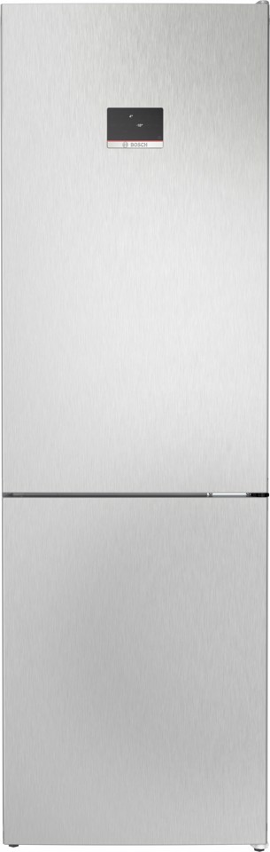 Bosch Serie 4 KGN367LDF Frigorifero Combinato da libera installazione 186 x 60 cm Metal look Classe D