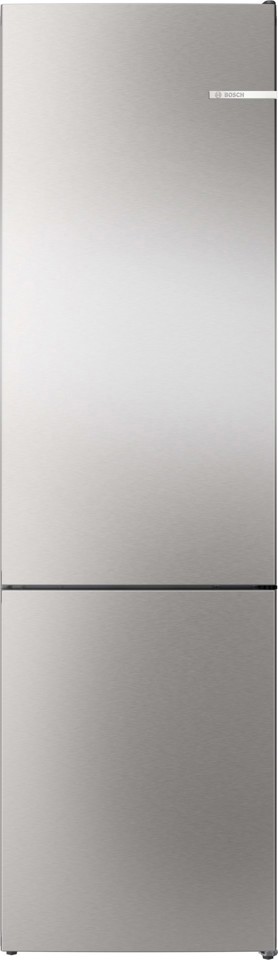 Bosch Serie 4 KGN392I1F , Frigorifero combinato da libera installazione, 203 x 60 cm, Acciaio spazzolato anti-impronta Classe A
