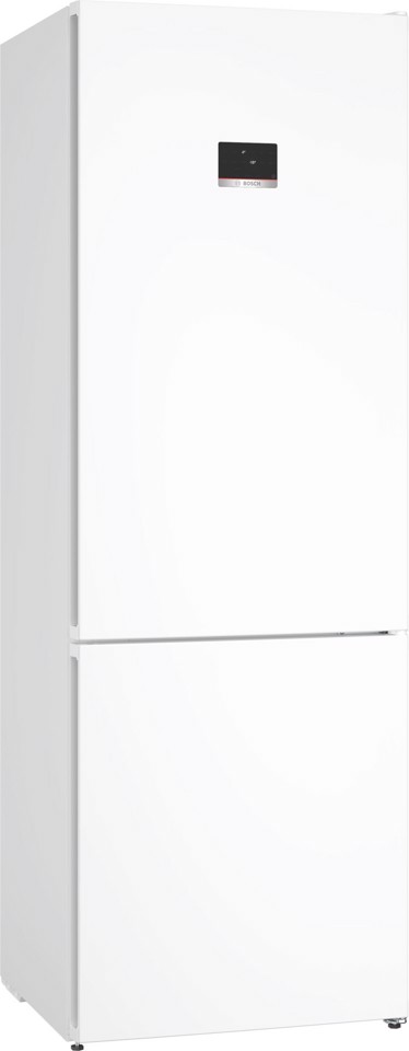 Bosch Serie 4 KGN497WDF Frigorifero Combinato da libera installazione 203 x 70 cm Bianco Classe D