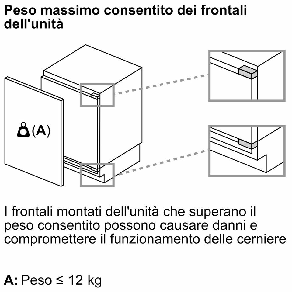 Bosch Serie 4 KUR21VFE0 Frigorifero Sottopiano da incasso 82 x 59,8 cm Classe E