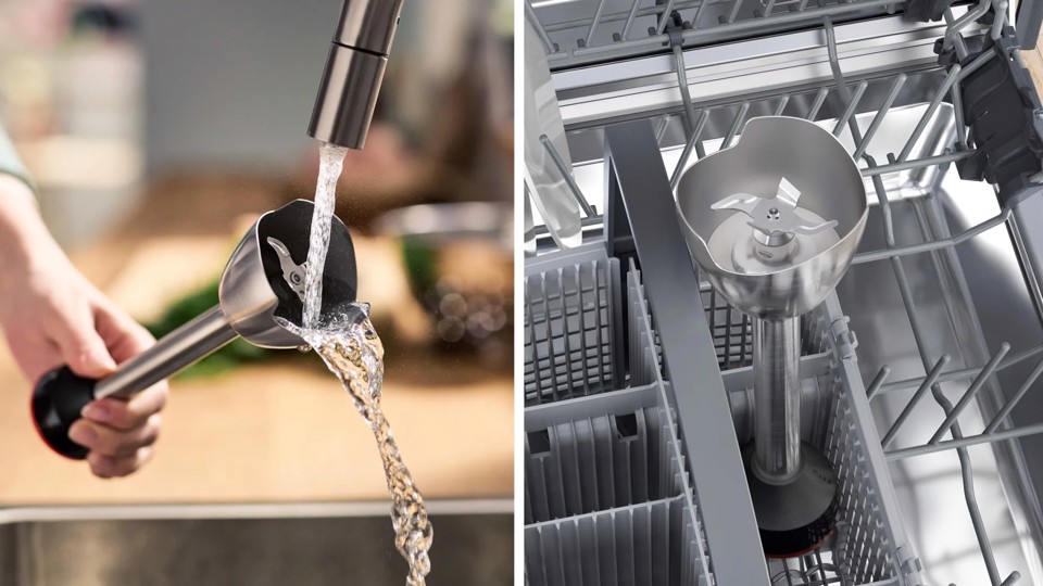 Bosch Serie 4 MSM4B621 frullatore 0,6 L Frullatore ad immersione 1000 W Antracite, Trasparente