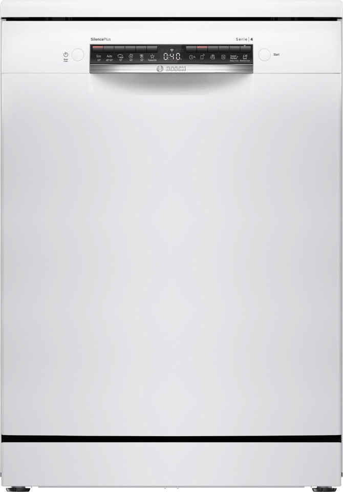 Bosch Serie 4 SMS4EVW08E Lavastoviglie da libera installazione 60 cm Bianco Classe B