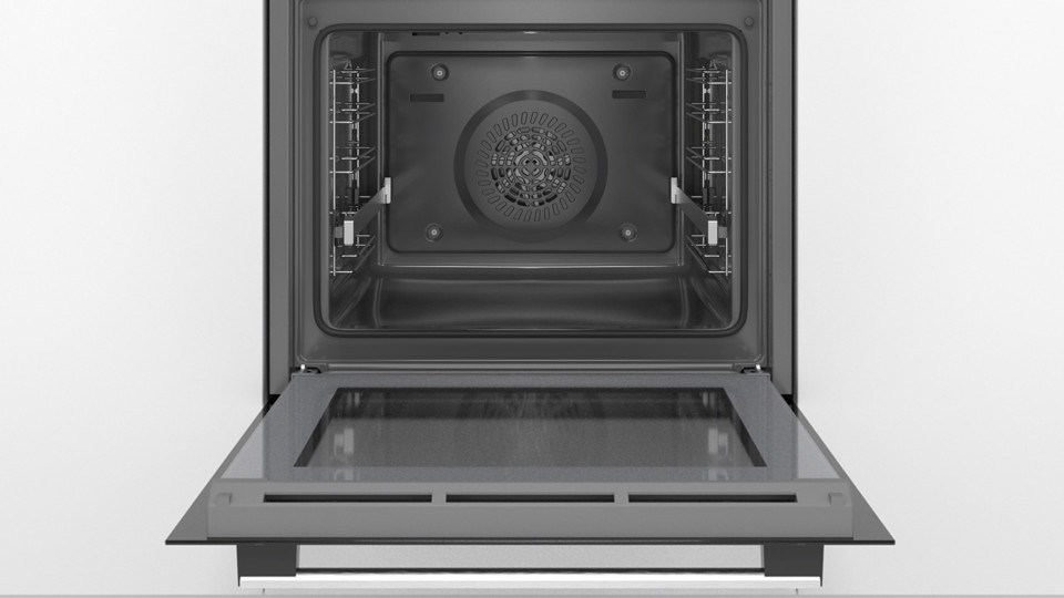 Bosch Serie 6 HRG5180S0 forno 71 L 3600 W A Nero, Acciaio inossidabile