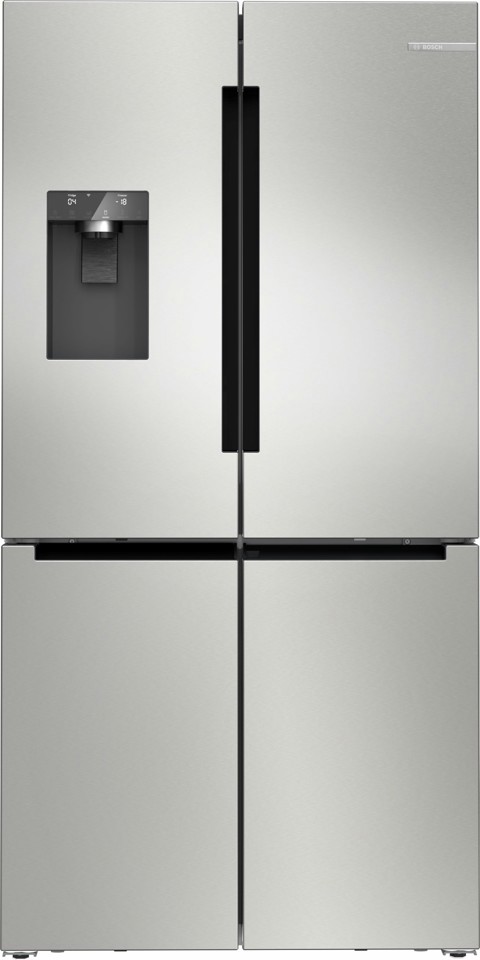 Bosch Serie 6 KFD96APEA frigorifero side-by-side Libera installazione 574 L E Acciaio inox