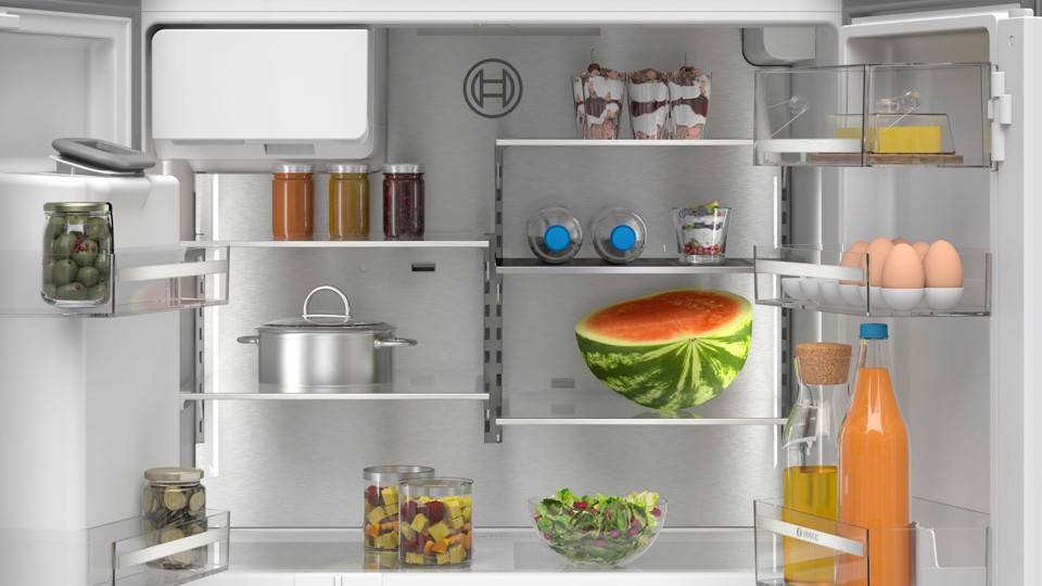 Bosch Serie 6 KFD96APEA frigorifero side-by-side Libera installazione 574 L E Acciaio inox