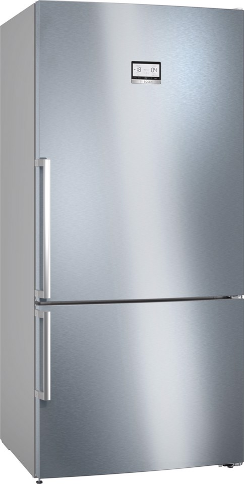 Bosch Serie 6 KGN86AIDR Frigorifero Combinato da libera installazione 186 x 86 cm Acciaio anti-impronta Classe D