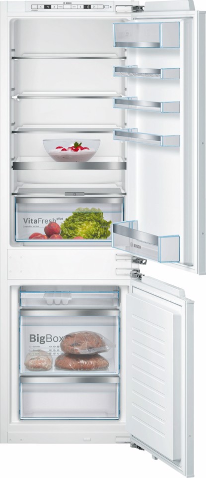 Bosch Serie 6 KIS86AFE0 Frigorifero Combinato da incasso 177,2 x 55,8 cm Classe E