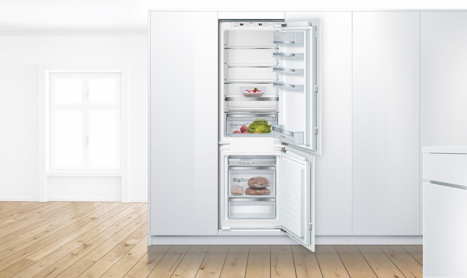 Bosch Serie 6 KIS86AFE0 Frigorifero Combinato da incasso 177,2 x 55,8 cm Classe E