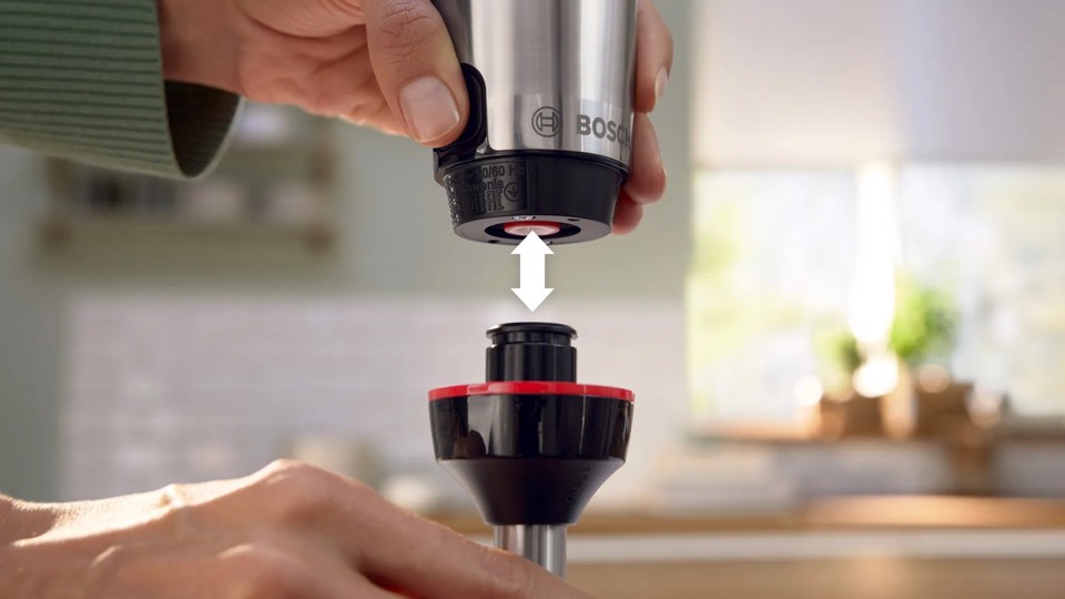 Bosch Serie 6 MSM6M610 Frullatore a immersione ErgoMaster 1000 W Inox