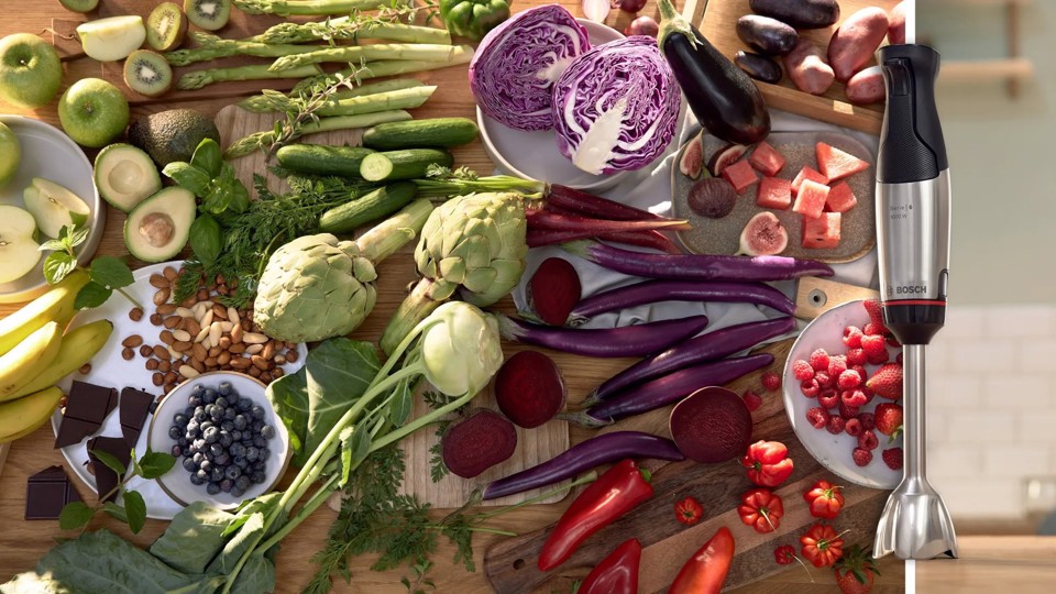 Bosch Serie 6 MSM6M610 Frullatore a immersione ErgoMaster 1000 W Inox